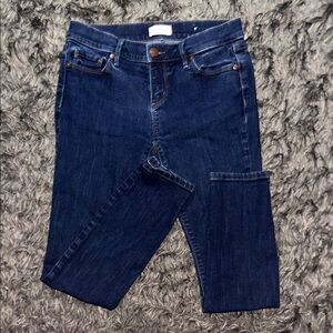 LOFT Women's Deep Blue Skinny Jeans